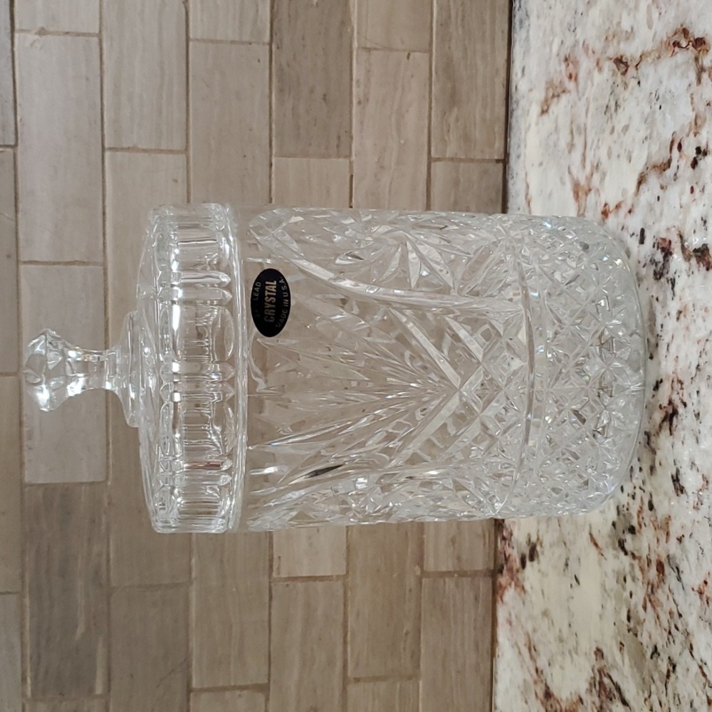 Crystal 8" Jellybean Candy Jar
